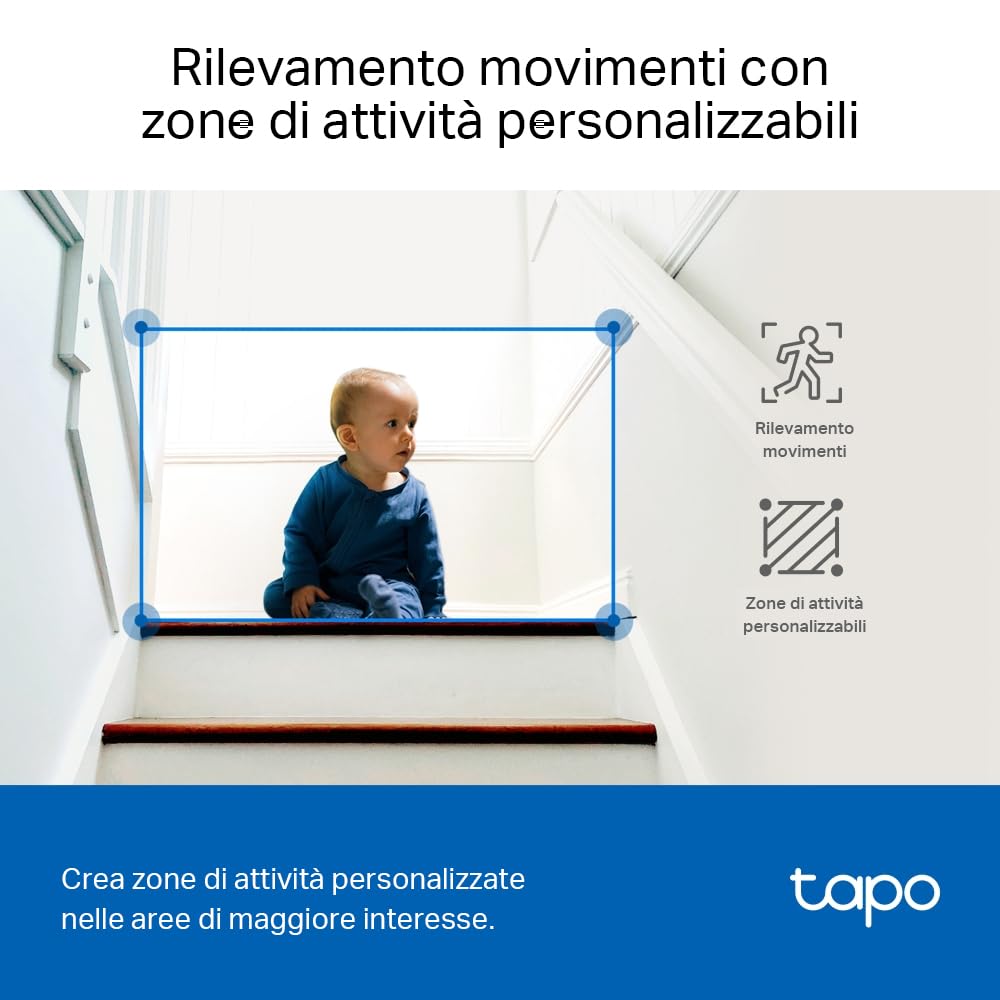 TP-Link Tapo C230 Telecamera Interno 3K Bianco Avorio
