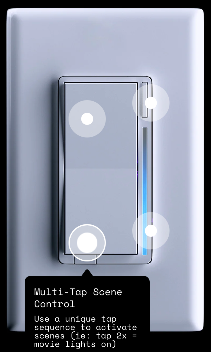 Inovelli White Series VTM31 dimmer smart Matter