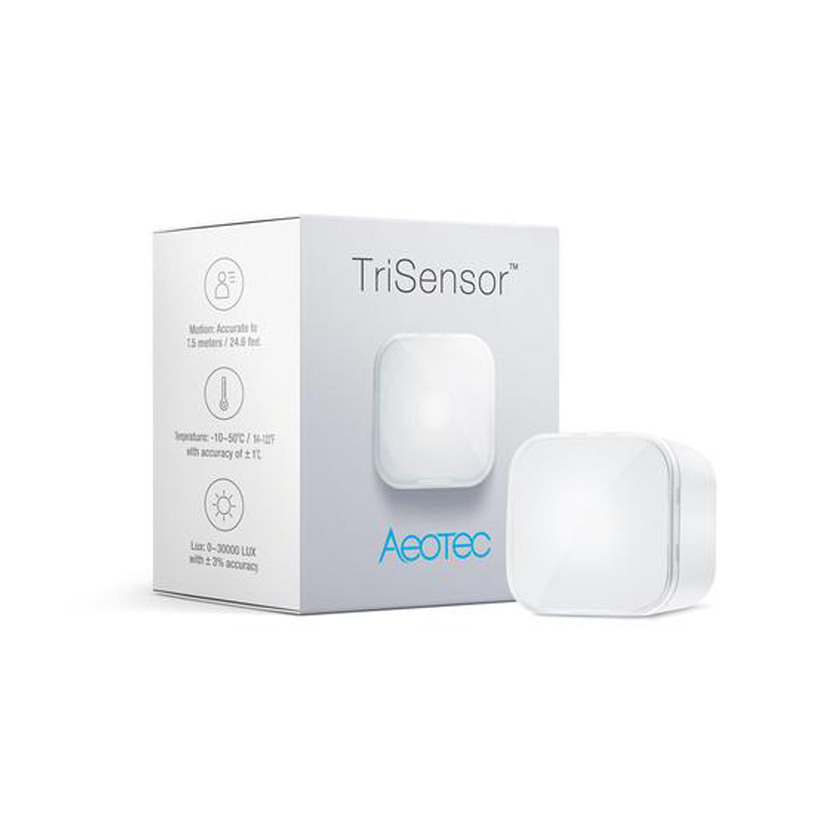 Aeotec TriSensor Sensore Movimento Temperatura Luce
