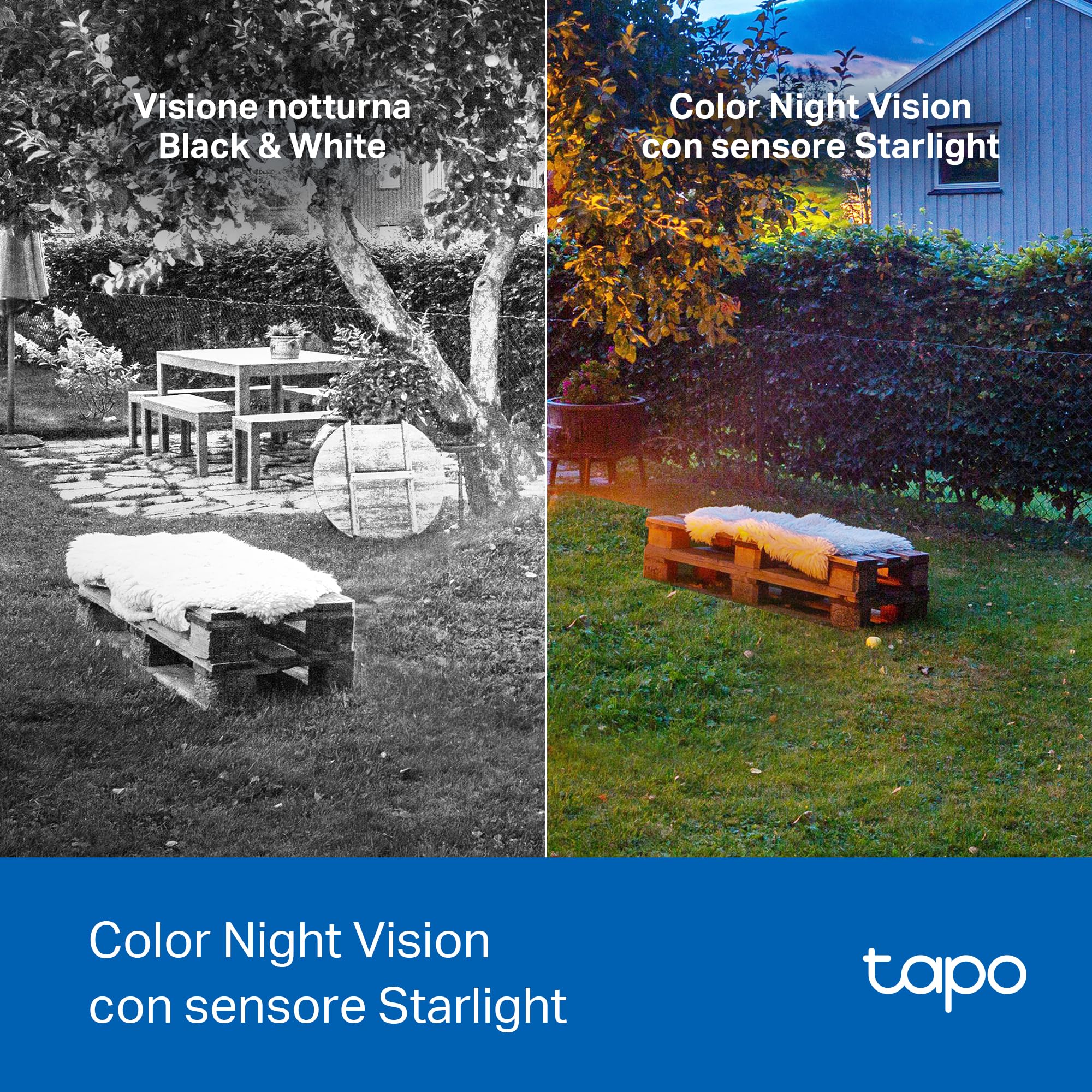 Tapo C425 Telecamera Batteria Bianco Neve 2K 150°