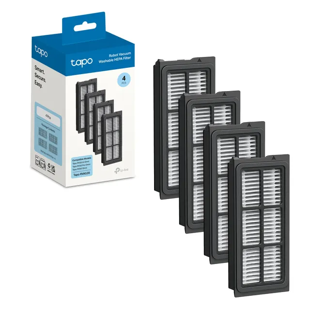 Tapo RVA520 filtri HEPA lavabili RV50 Omni 4 pezzi alta efficienza
