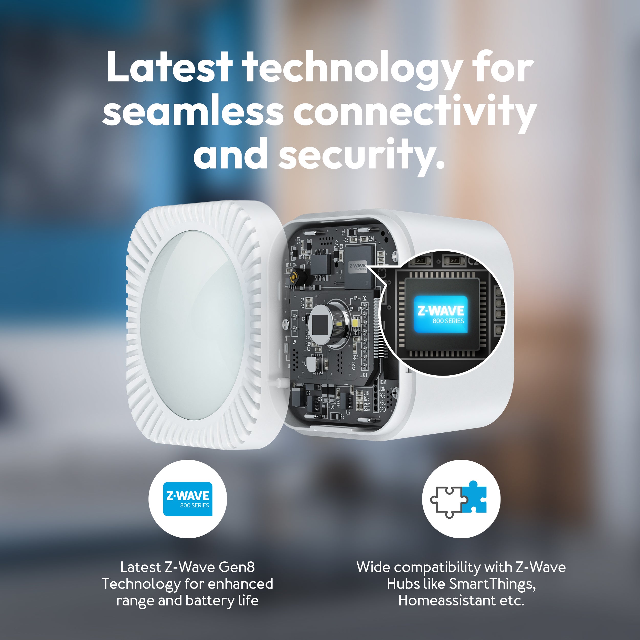 Aeotec TriSensor 8 sensore movimento Z-Wave 3 in 1