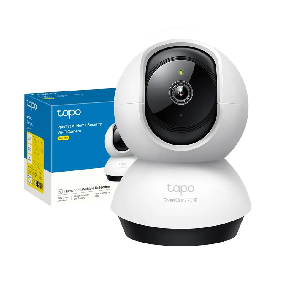 TP-Link Tapo C220 Telecamera Interno 2K Beige