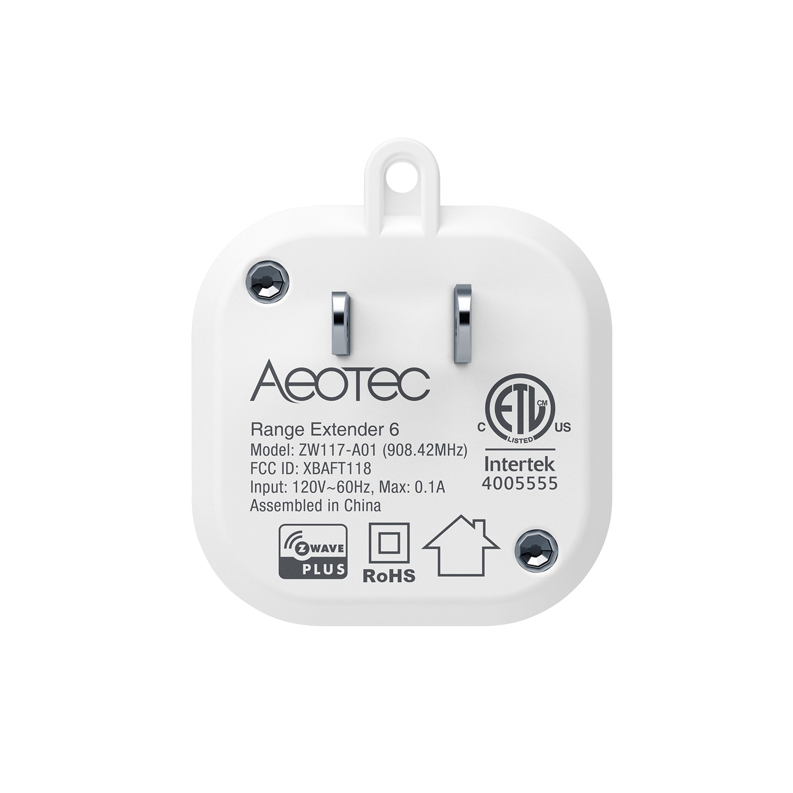 Aeotec Range Extender 6 ripetitore Z-Wave confezione 2 pezzi