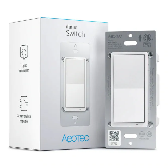 Aeotec illumino ZWA038 interruttore luce Z-Wave 3 vie