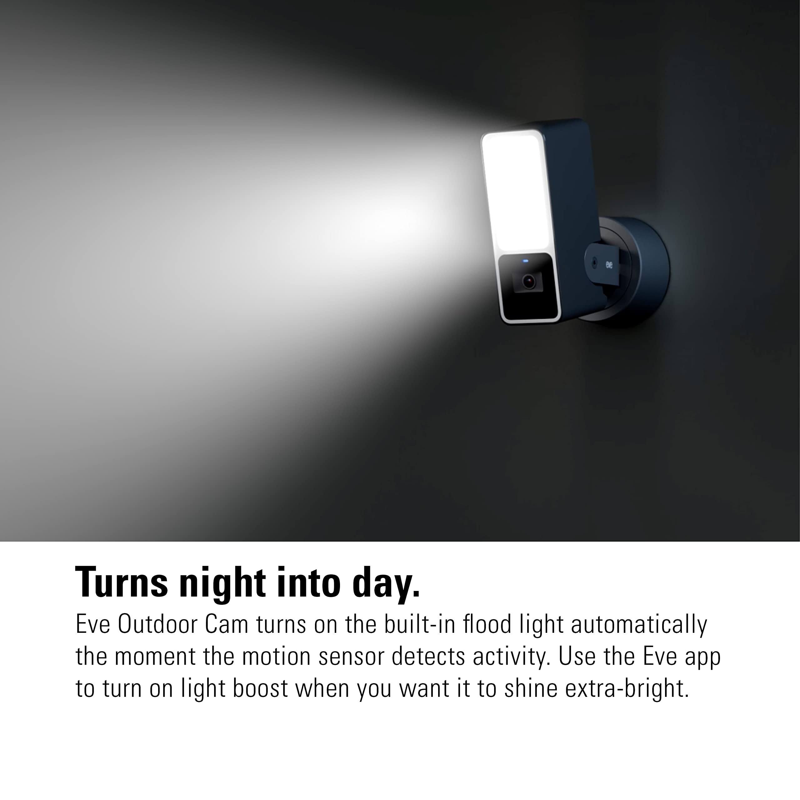 Eve Outdoor Cam videocamera esterno 1080p faro set 2 pezzi HomeKit