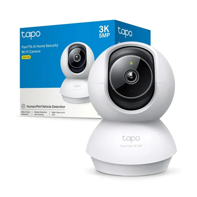 TP-Link Tapo C230 Telecamera Interno 3K Bianco Avorio