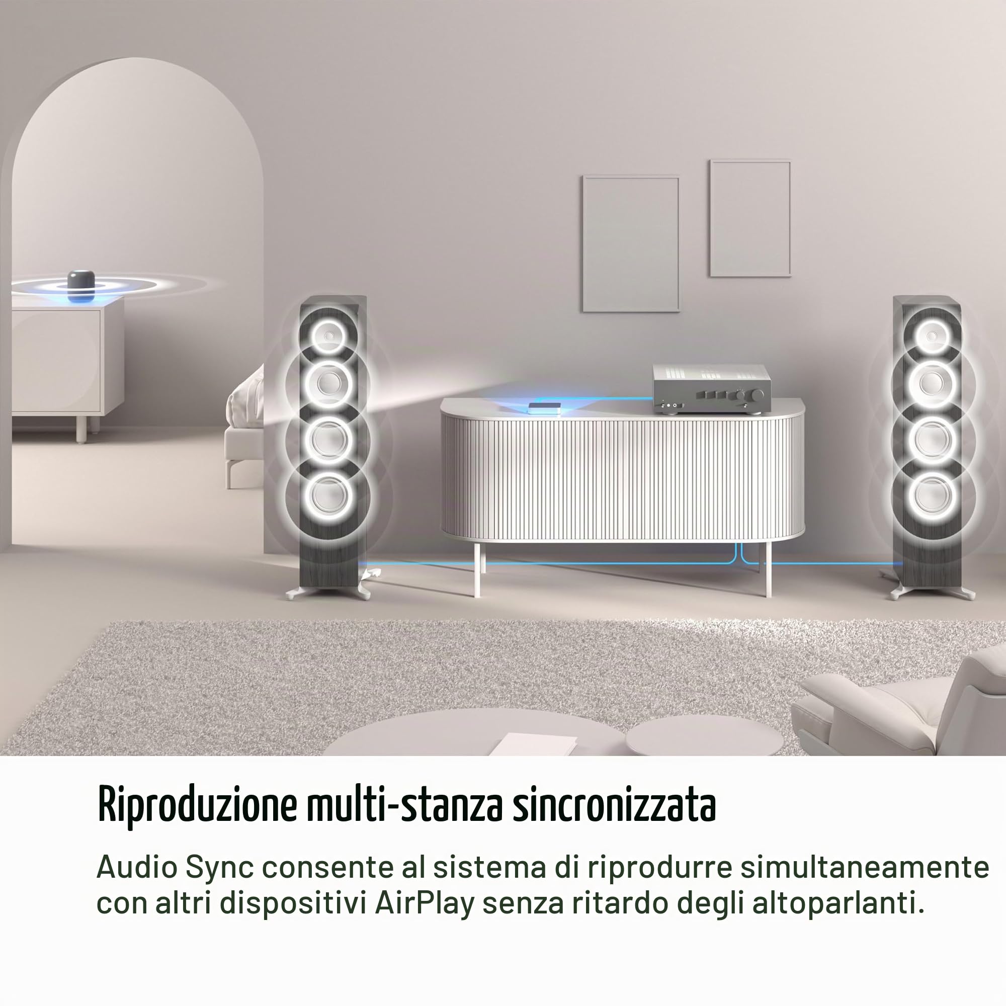 Eve Play ricevitore AirPlay wifi con DAC 112 dB