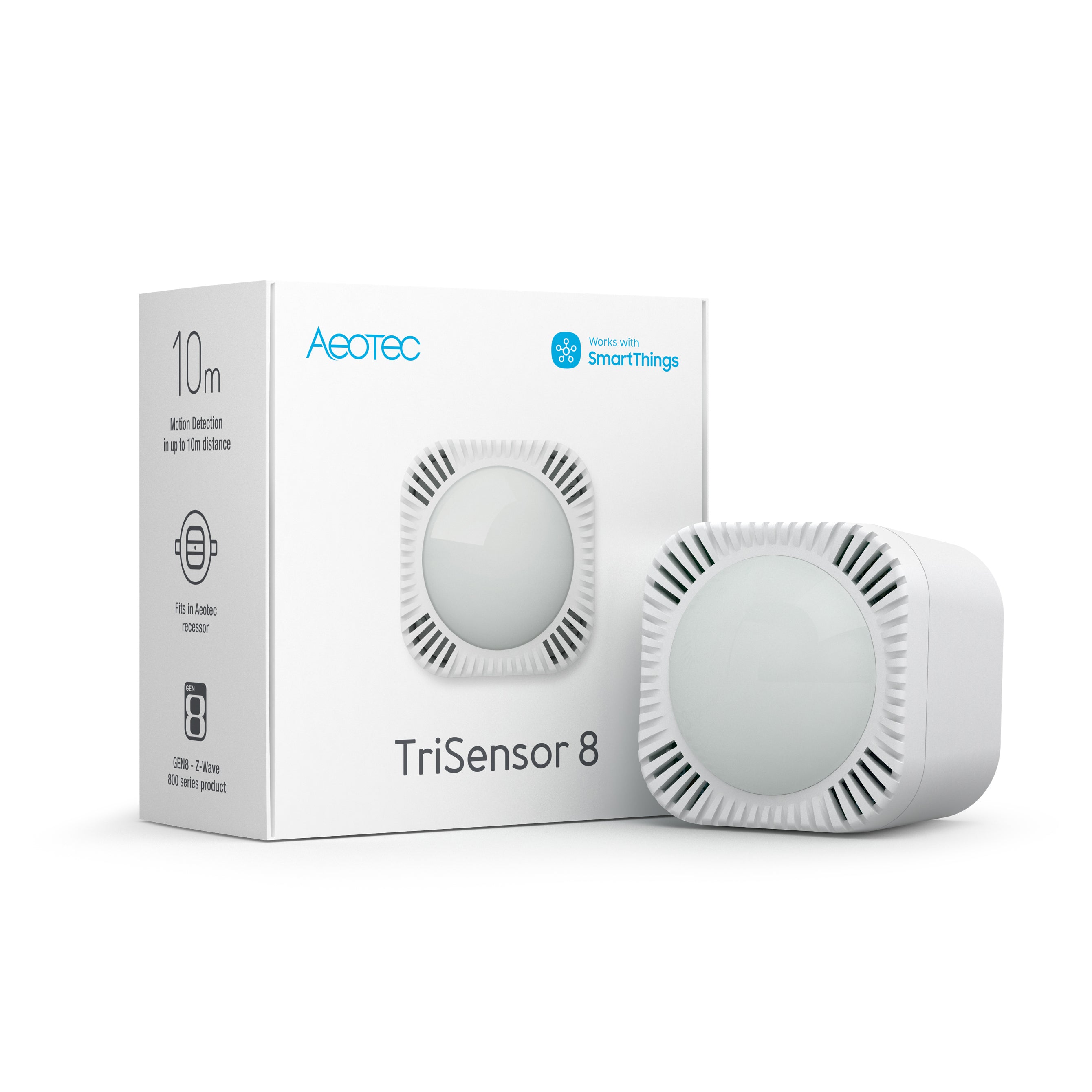 Aeotec TriSensor 8 sensore movimento Z-Wave 3 in 1