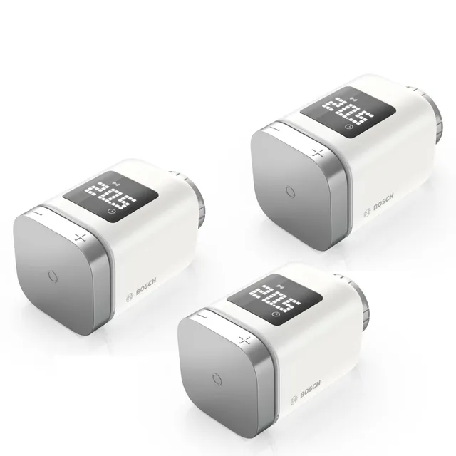 Bosch Smart Home II +M Termostato Radiatore Set 3 Pezzi