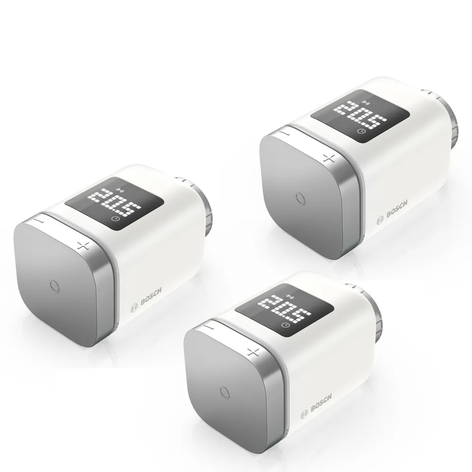 Bosch Smart Home II +M Termostato Radiatore Set 3 Pezzi