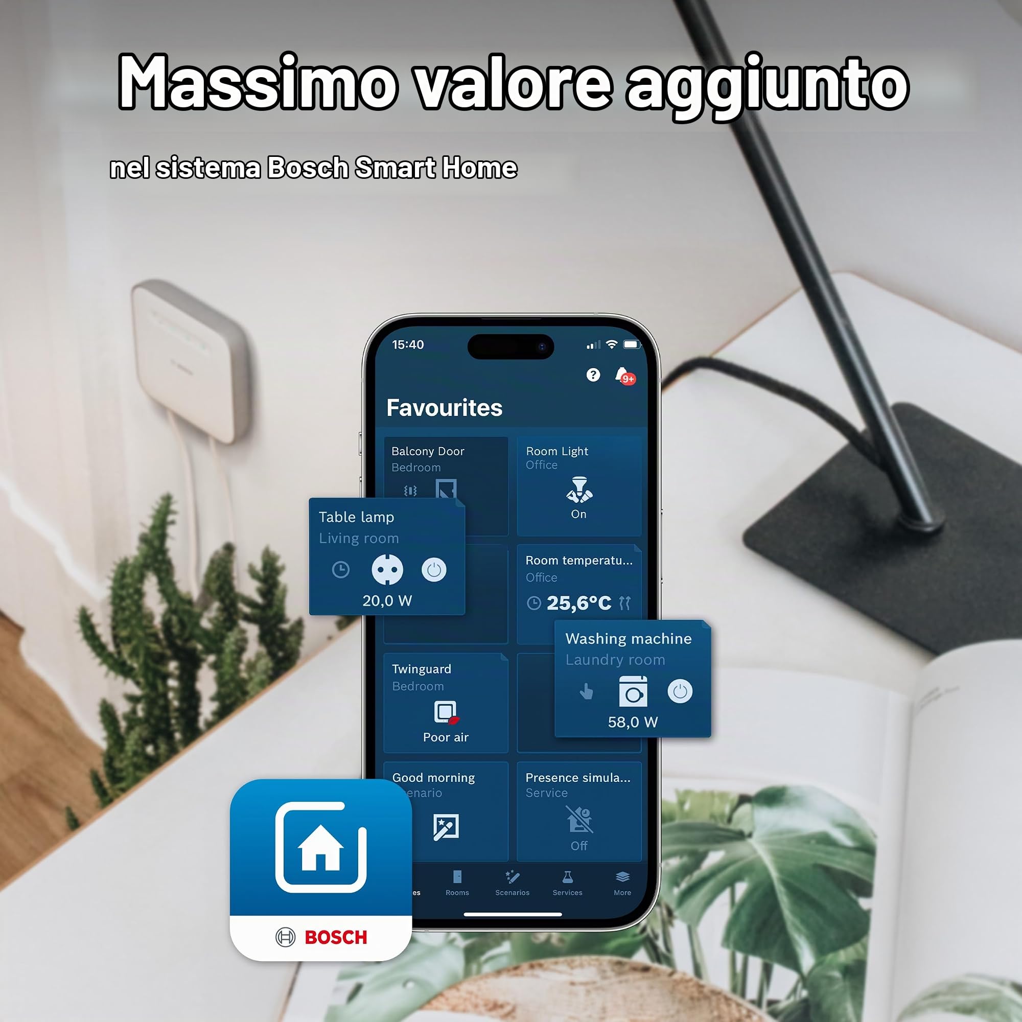 Bosch presa intelligente compatta [+M] smart WiFi Matter