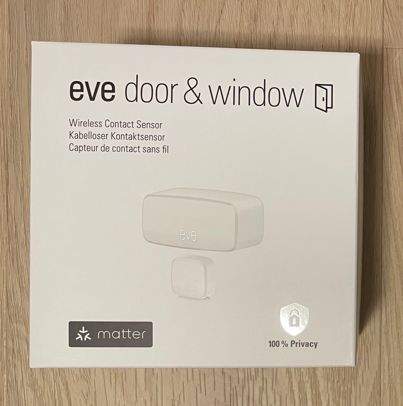 Eve Door & Window sensore porta finestra Matter pack 3 pezzi
