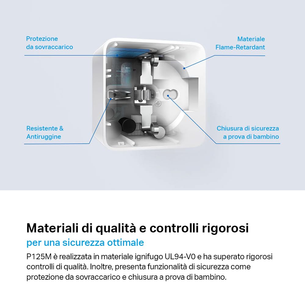 Tapo P125M presa smart monitoraggio consumi Matter