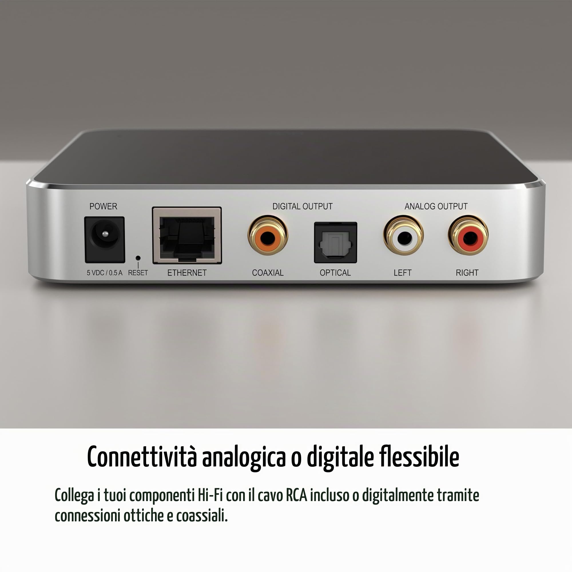Eve Play ricevitore AirPlay wifi con DAC 112 dB