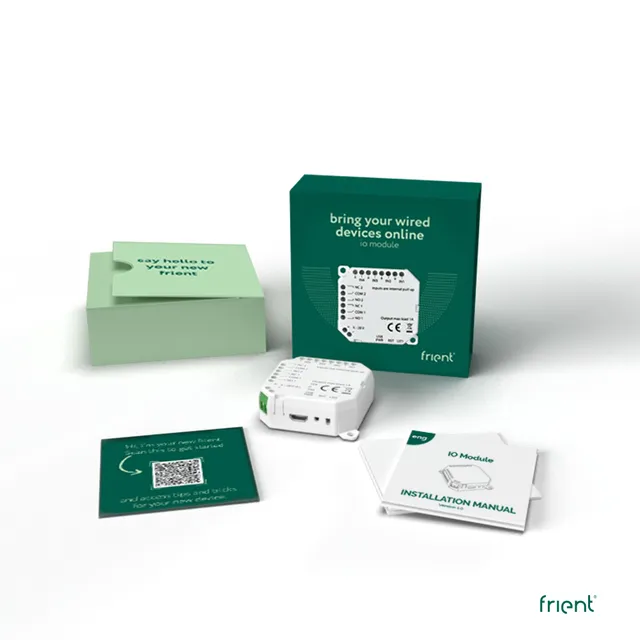 frient IO Module interfaccia Zigbee 4 ingressi 2 relè