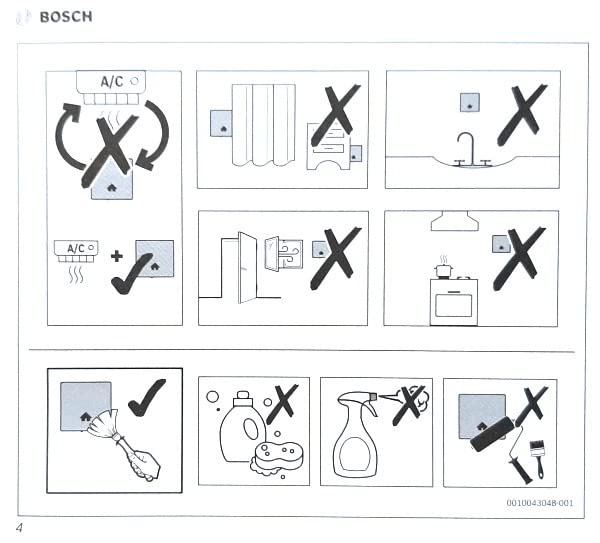 Bosch D-CO rilevatore monossido carbonio batteria 8 anni