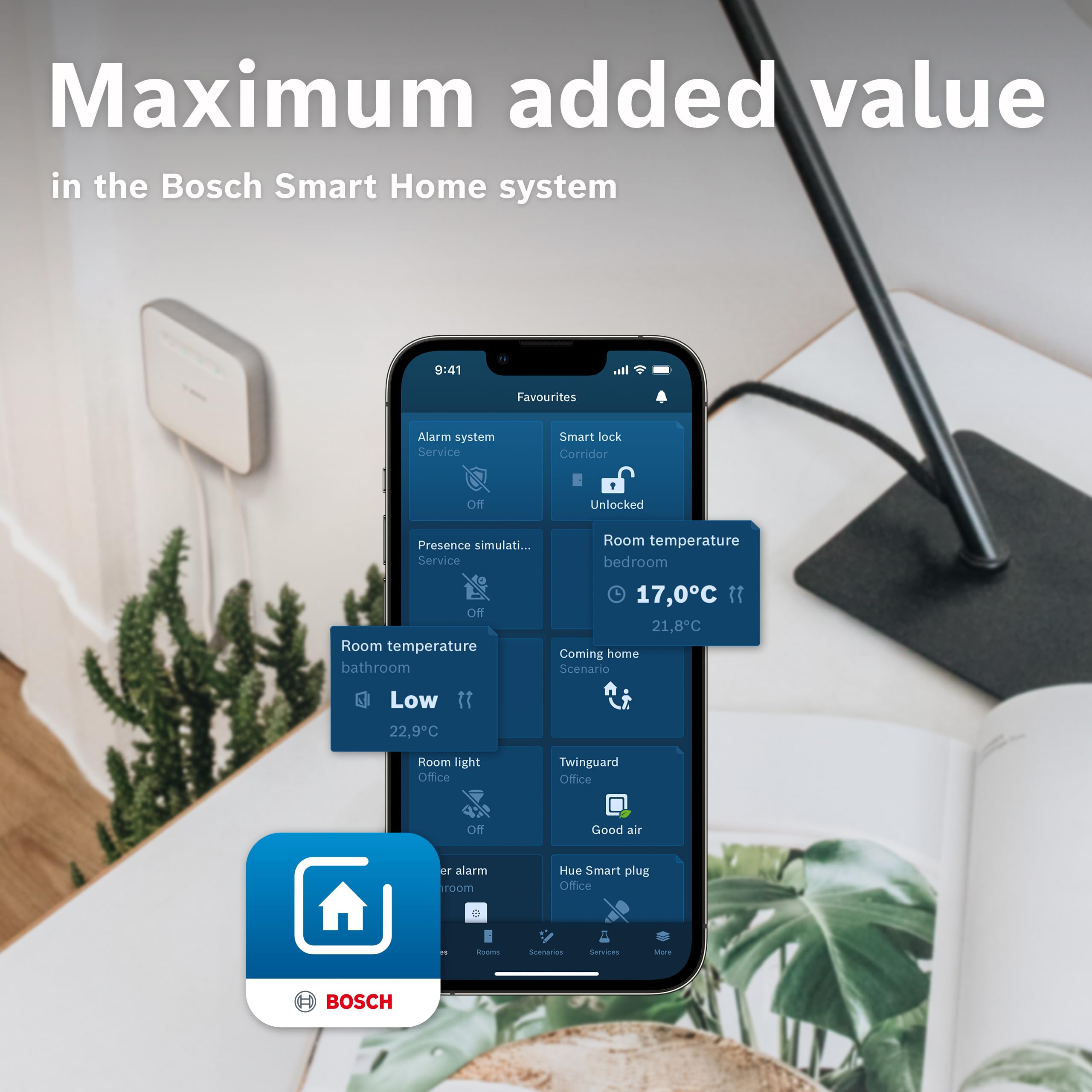 Bosch Smart Home II +M Termostato Radiatore Set 3 Pezzi