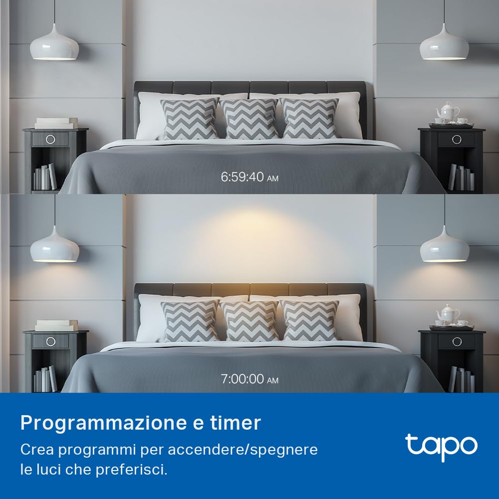 Tapo L430P P45 lampadina smart multicolore 2500-6500K