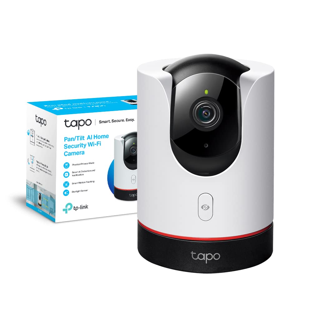 Tapo C211 Telecamera Wi-Fi Interno 2K Nera Pan Tilt