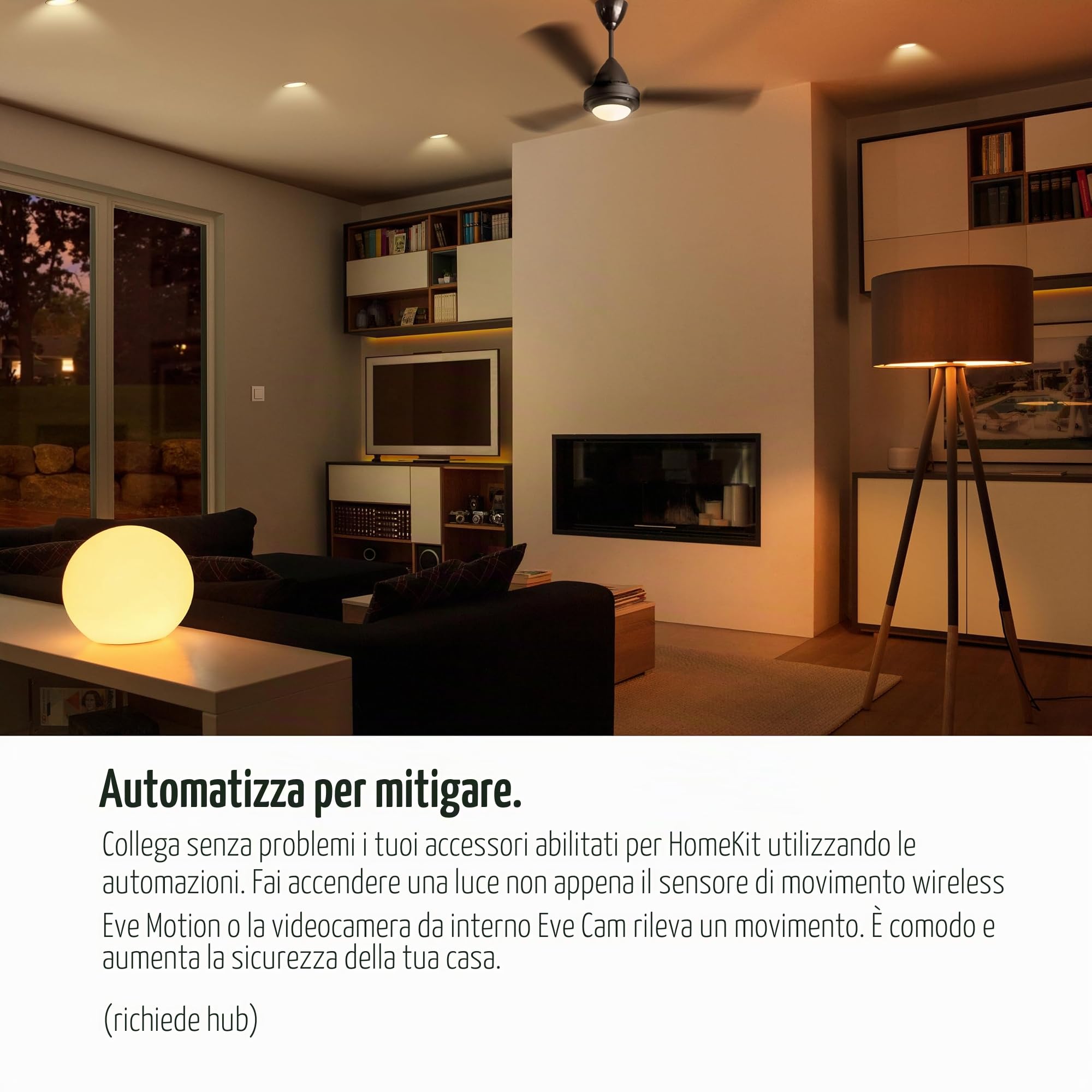 Eve Light Switch interruttore luce intelligente Thread