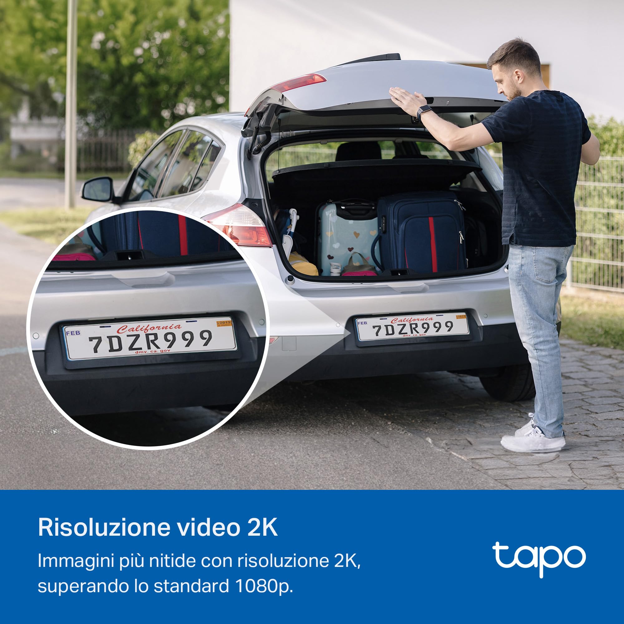 Tapo C410 Kit Telecamera Solare Bianco Neve 2K