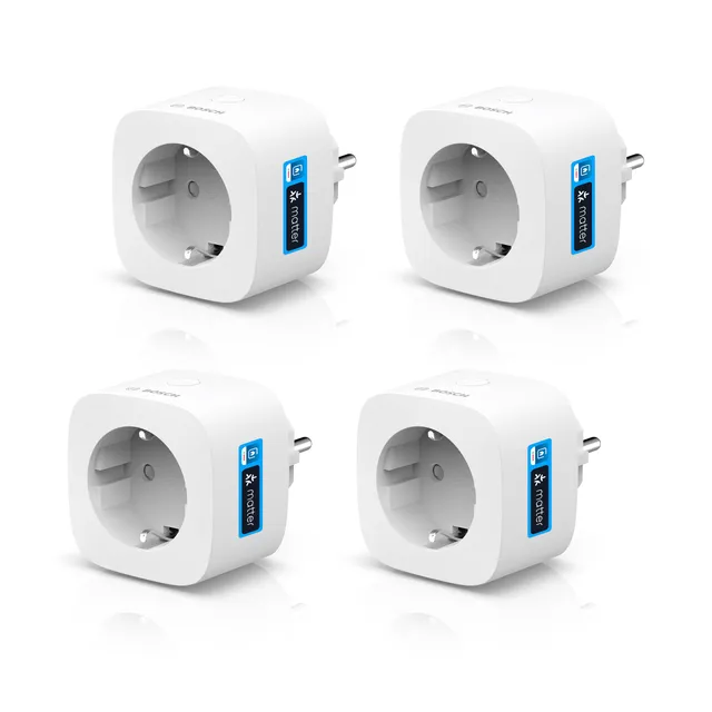 Bosch Smart Home presa smart compatta +M WiFi Matter 4 pz