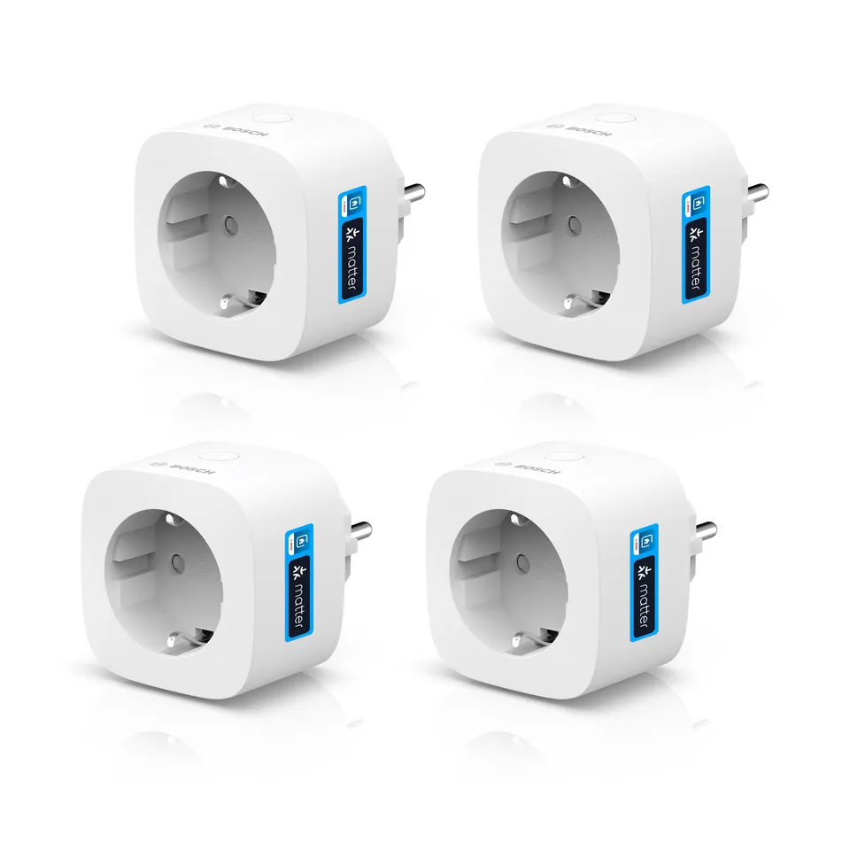 Bosch Smart Home presa smart compatta +M WiFi Matter 4 pz