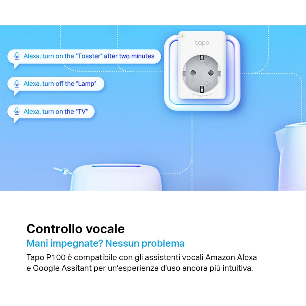 Tapo P100 presa smart WiFi 10A Ivory