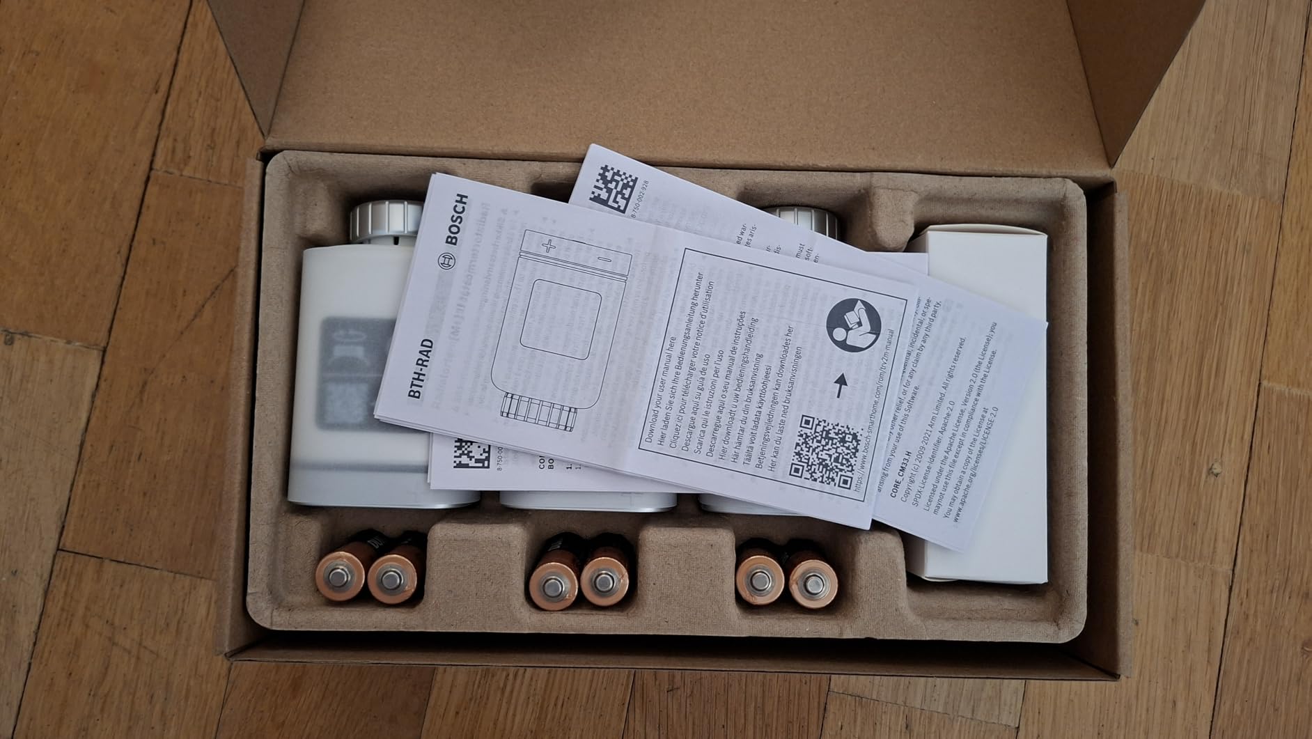 Bosch Smart Home II +M Termostato Radiatore Set 3 Pezzi