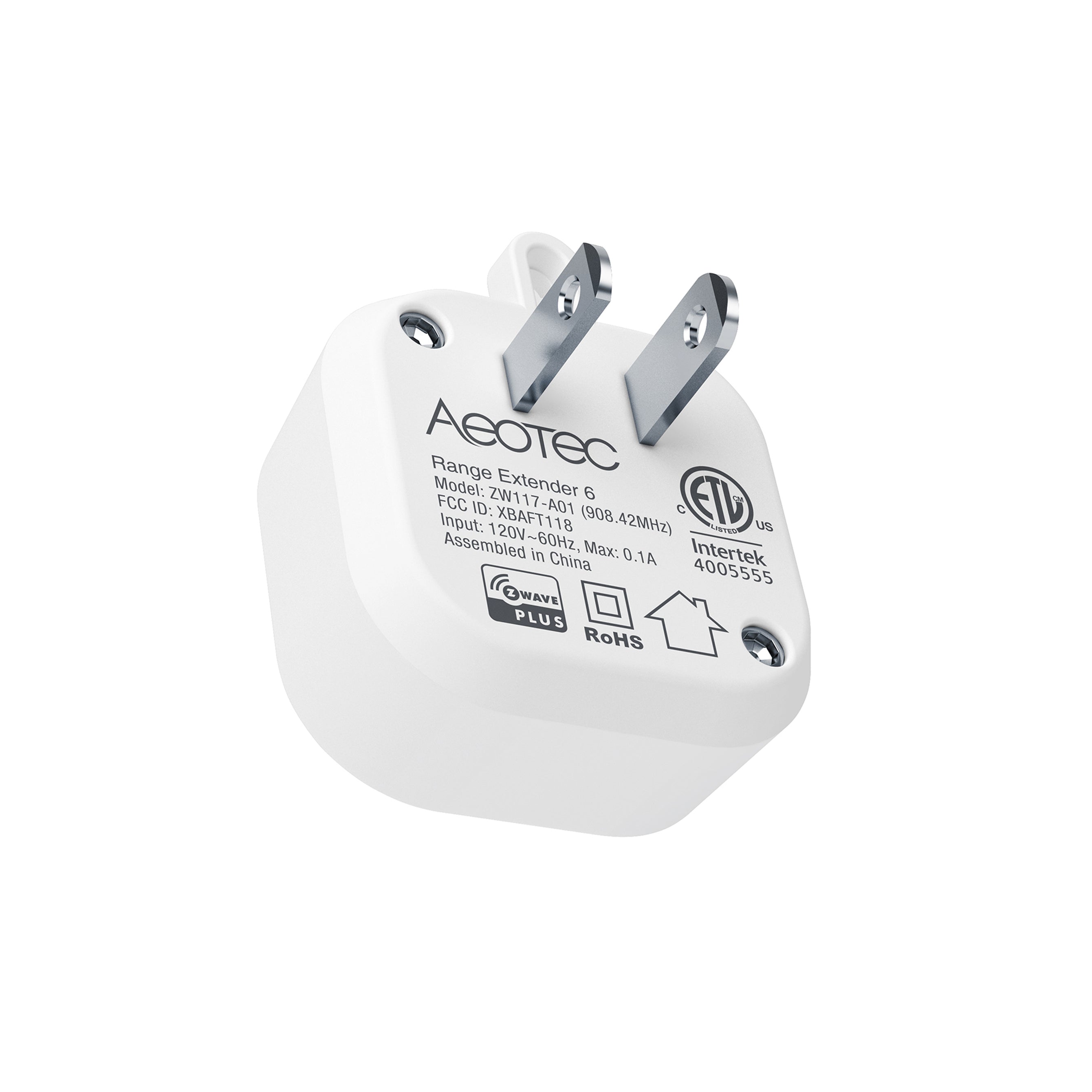 Aeotec Range Extender 6 ripetitore Z-Wave confezione 2 pezzi