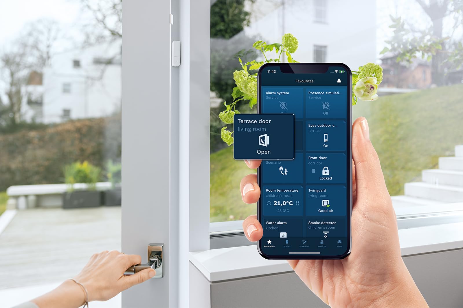 Bosch Smart Home pacchetto base Sicurezza II kit allarme Zigbee