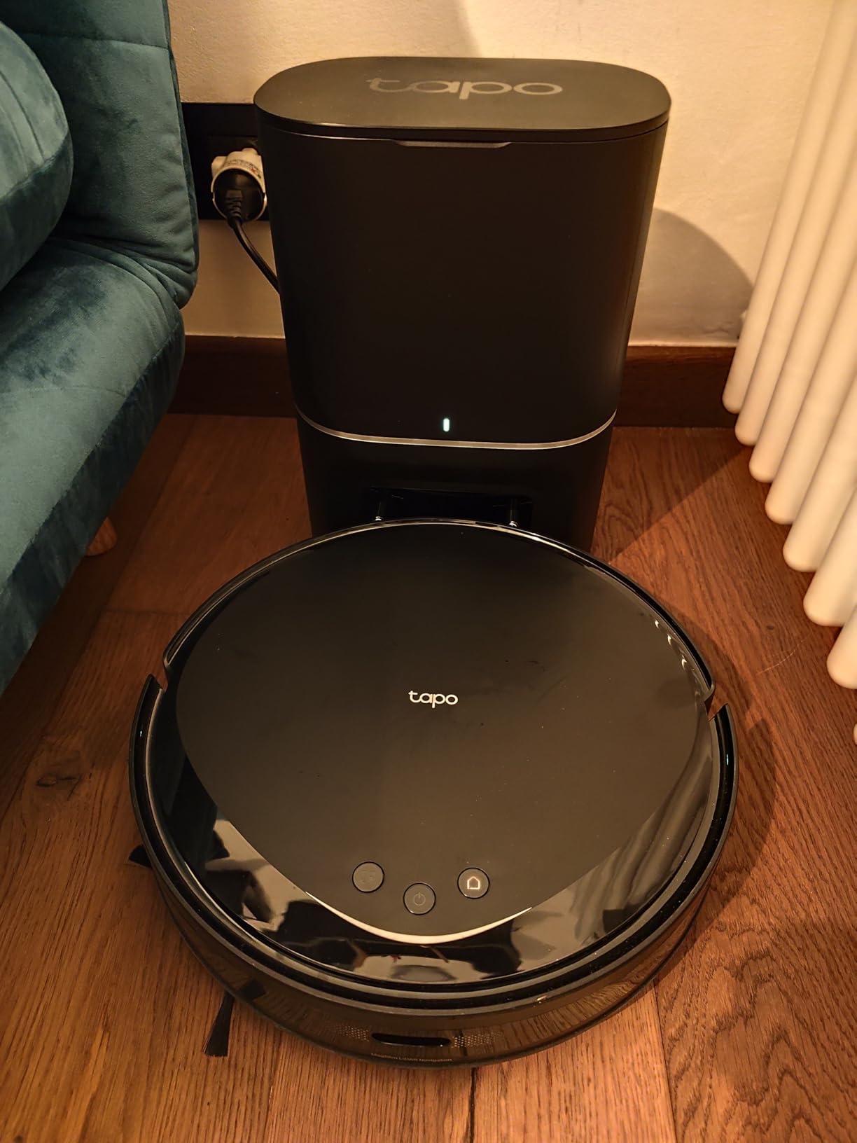 Tapo RV20 Max Plus robot aspirapolvere nero opaco LiDAR