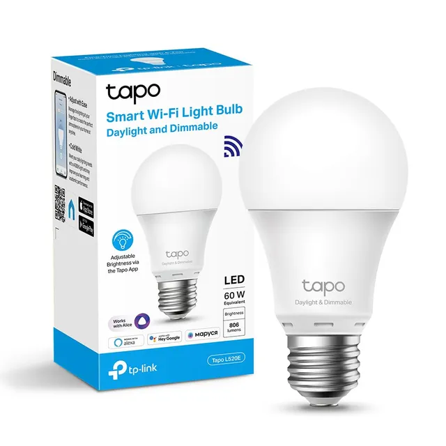 TP-Link Tapo L520E Lampadina Smart E27 Luce Neutra