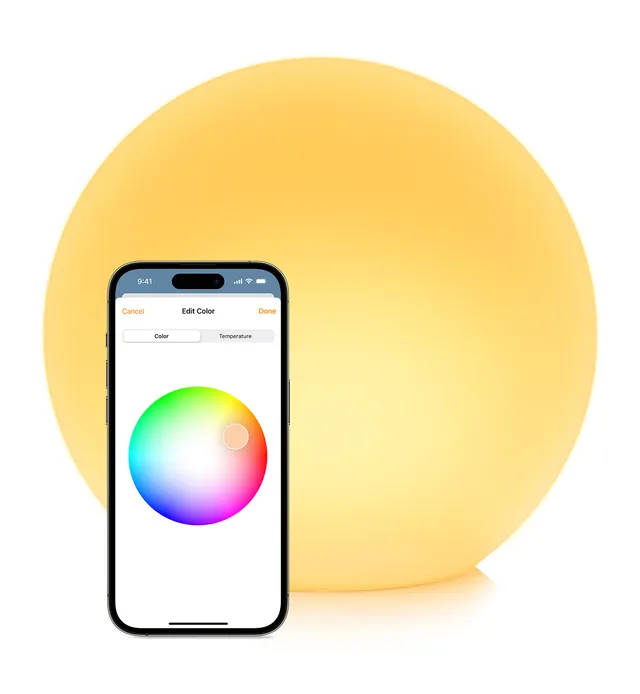 Eve Flare lampada LED portatile intelligente IP65
