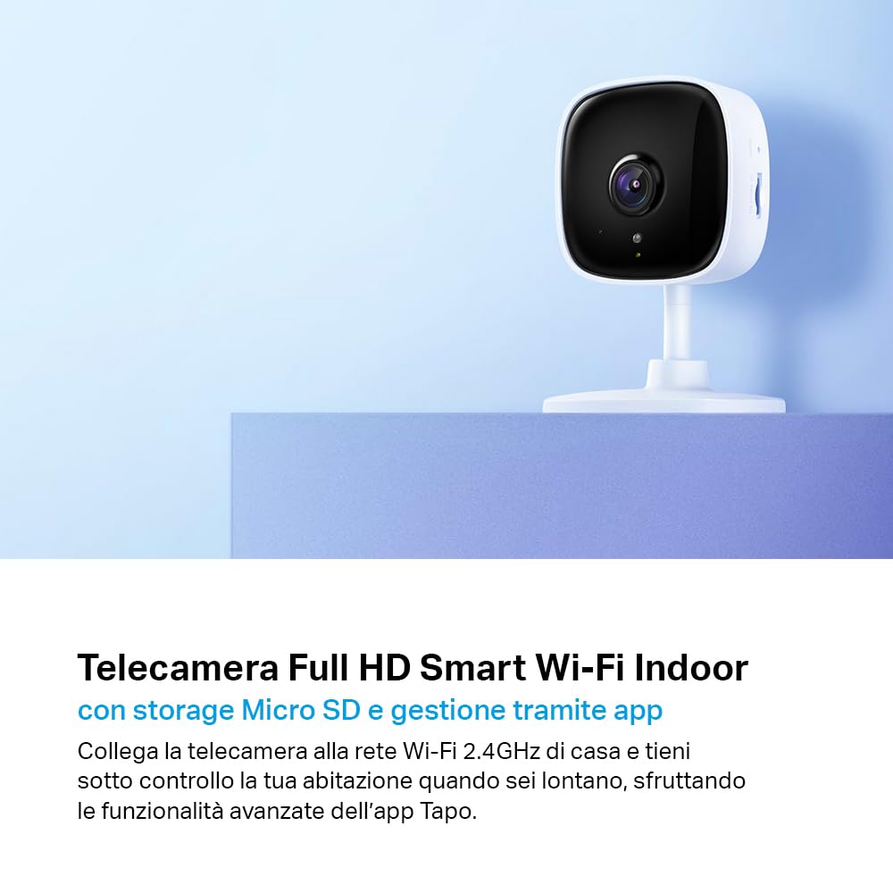Tapo C100 telecamera interno Bianco Classico FHD