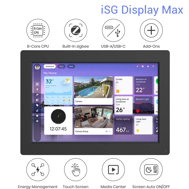 LinknLink iSG Display Max hub domotico 10,1 pollici EU