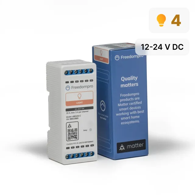 Freedompro LB0104-C Modulo WiFi 4 Luci 12V Matter Derivazione
