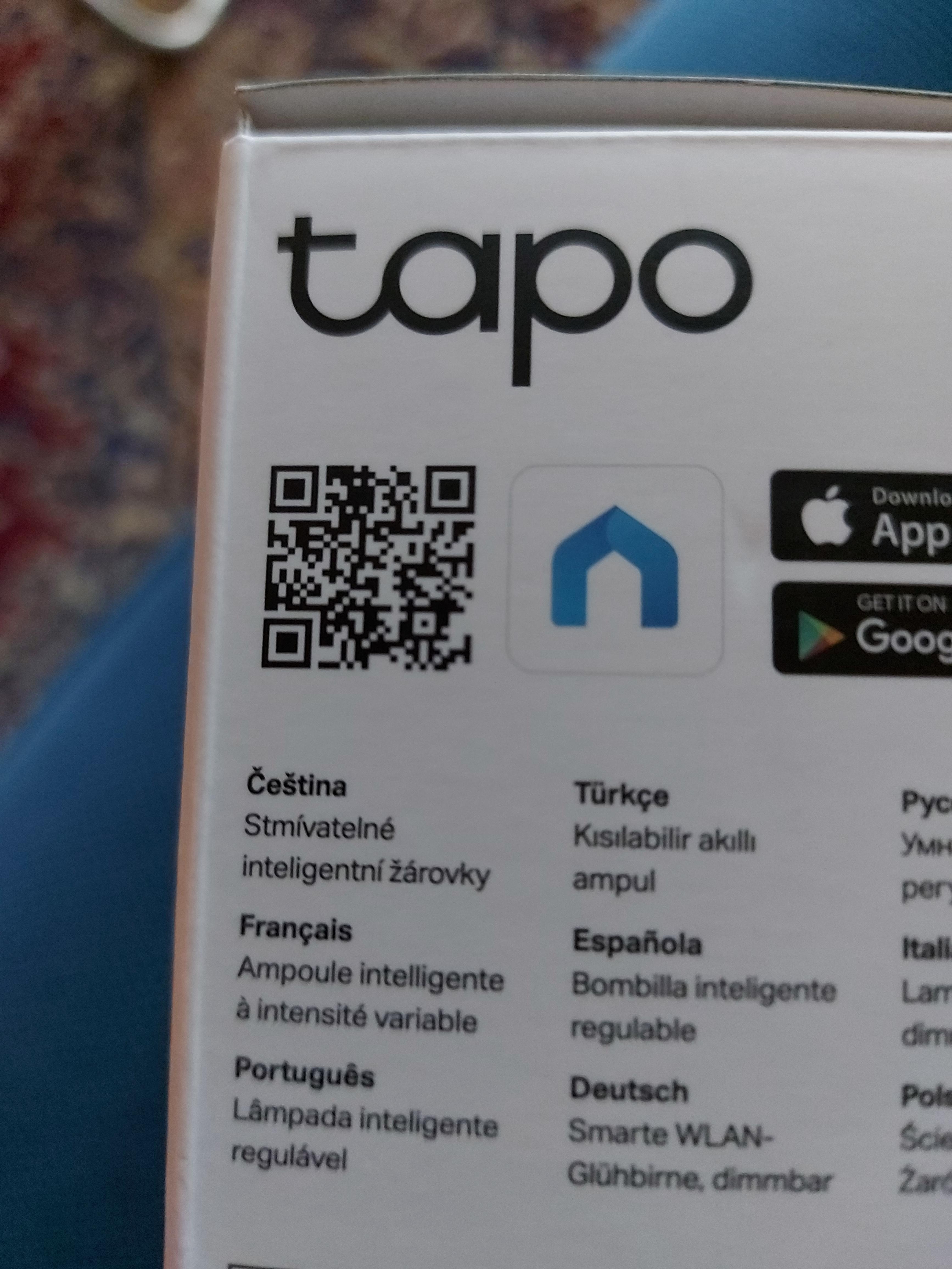 Tapo L510E lampadina E27 luce calda 2 pezzi dimmerabile
