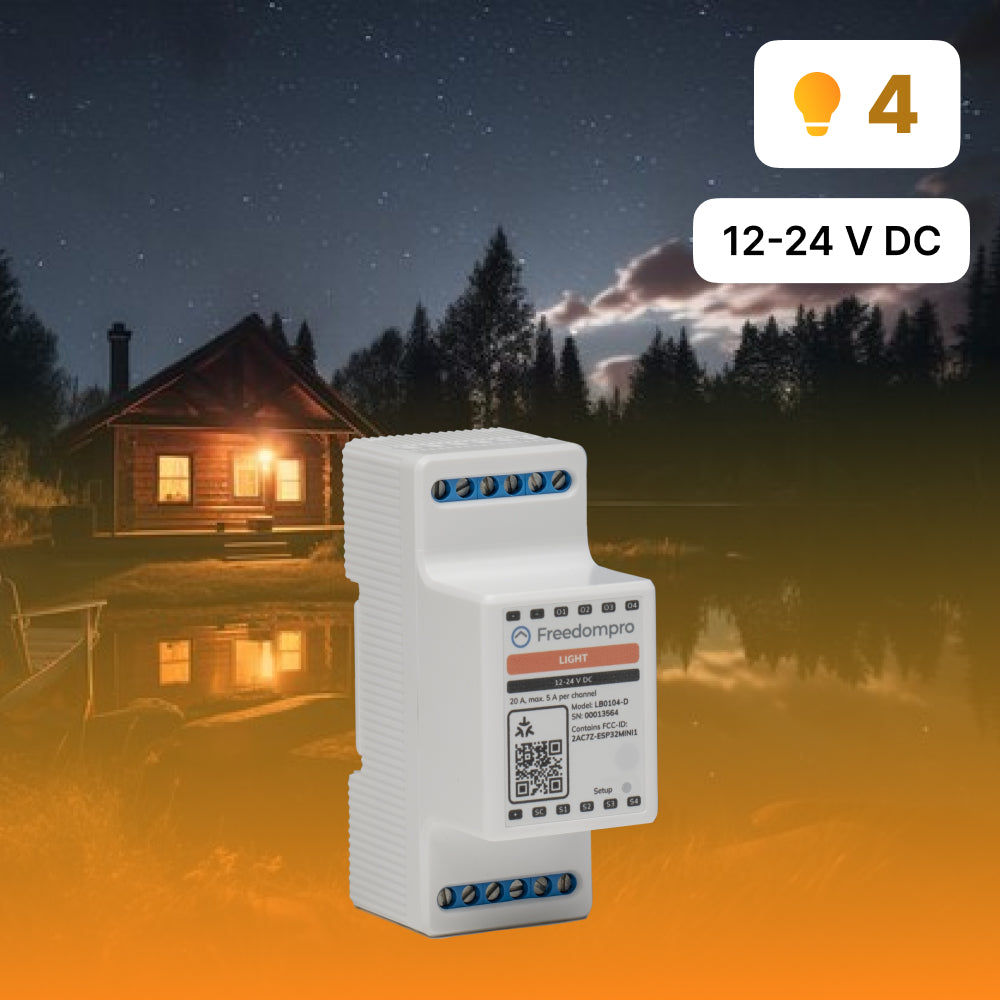 Freedompro LB0104-D Modulo WiFi 4 Luci 12V Matter Quadro
