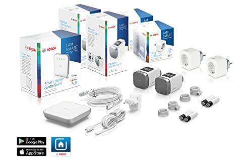 Bosch Smart Home II kit 2 termostati + 2 prese + controller