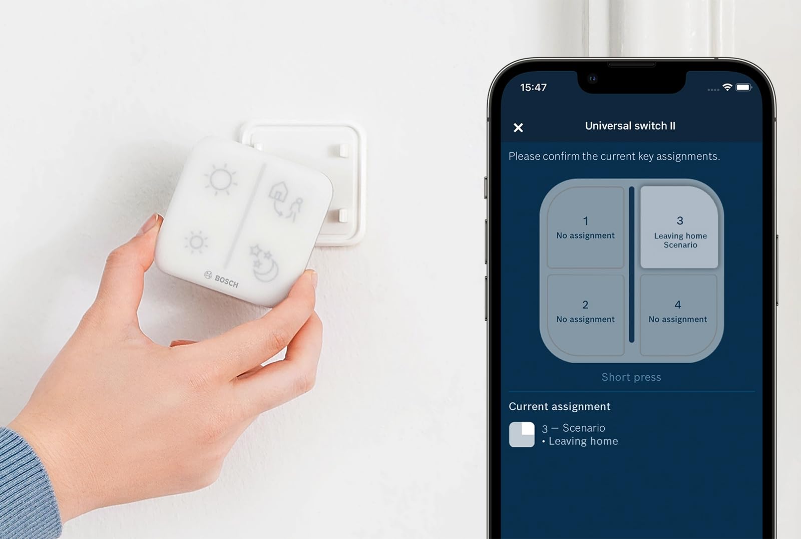 Bosch Smart Home II pulsante multifunzione 4 tasti