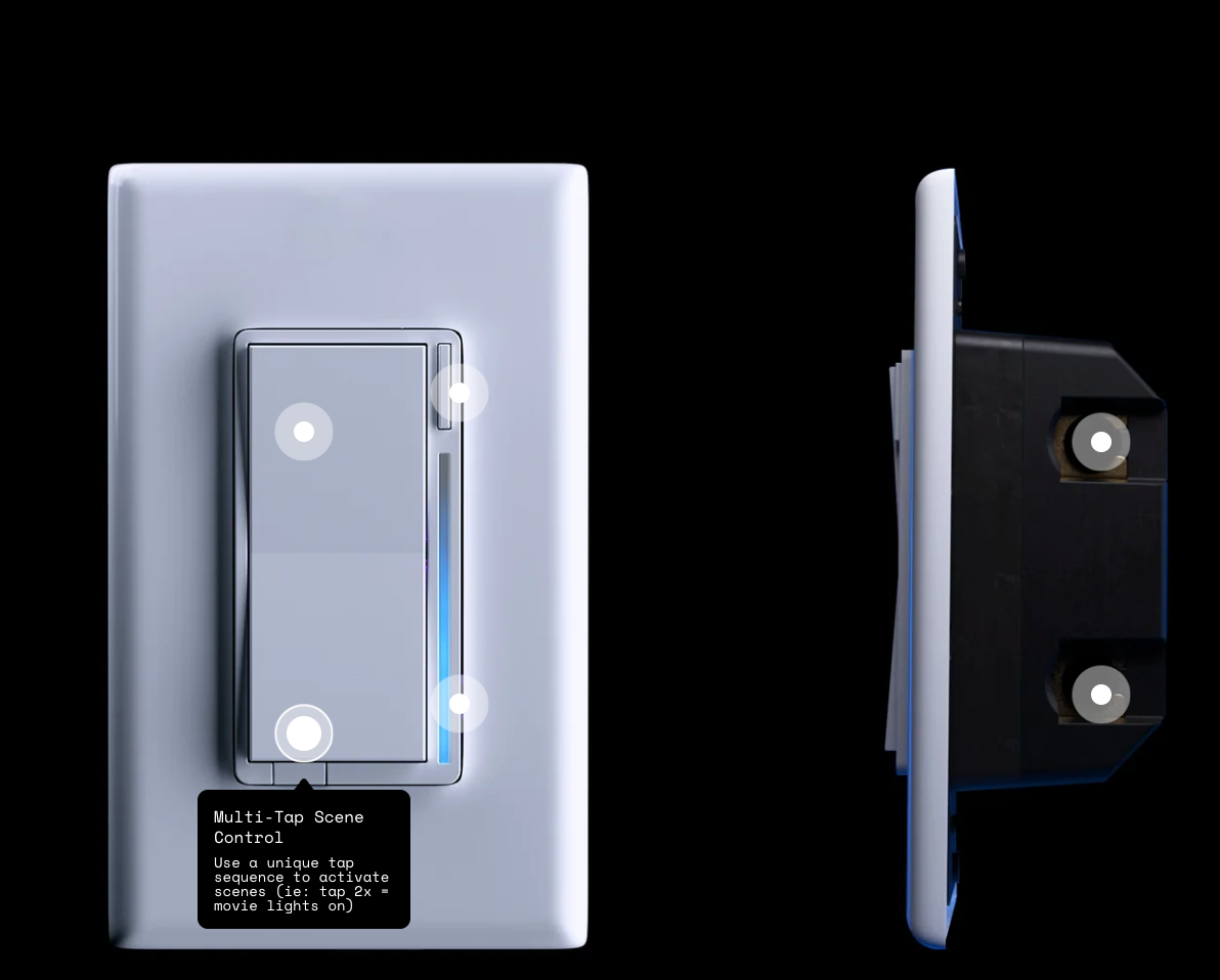 Inovelli Blue Series interruttore ventilatore Zigbee VZM35