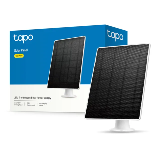 Tapo A202 Pannello Solare 4,5W Cream White IP65