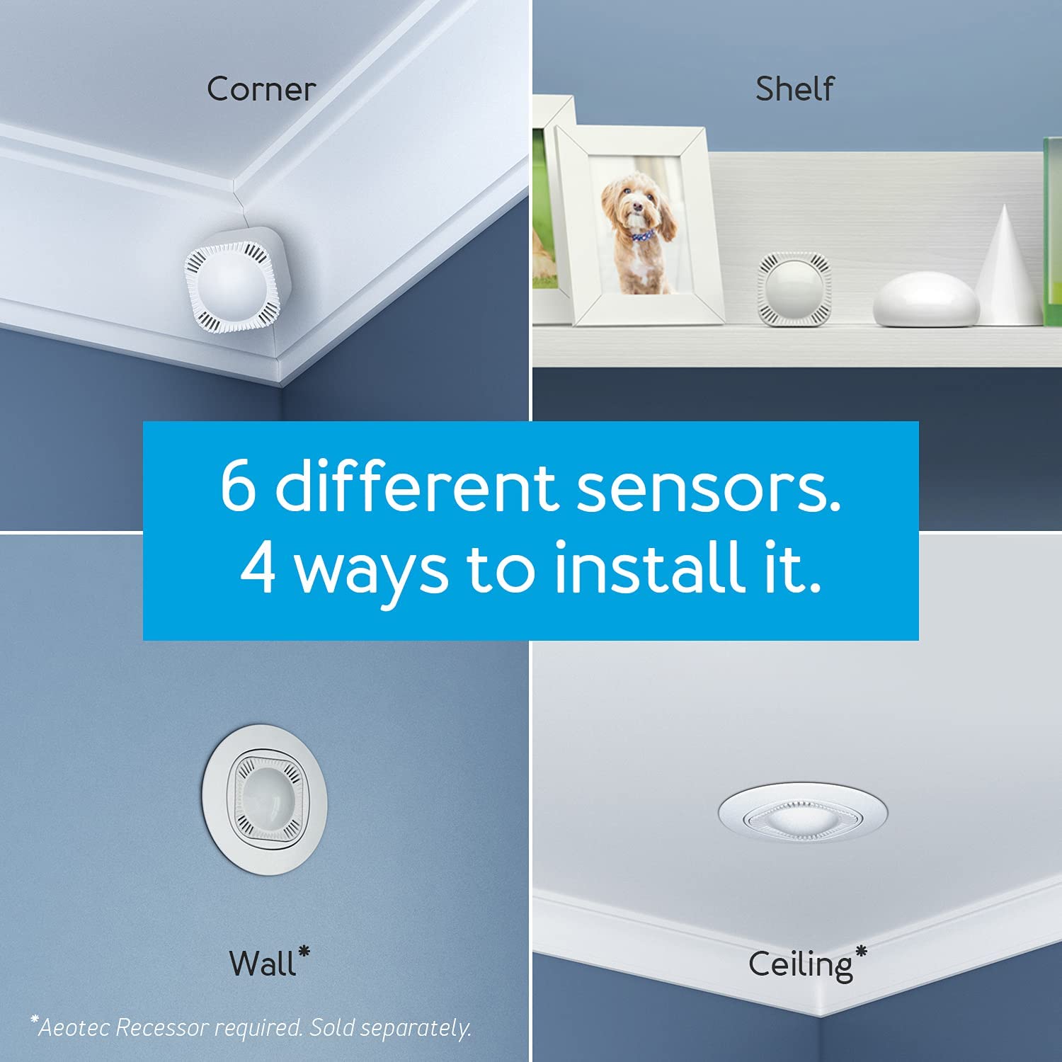 Aeotec MultiSensor 7 sensore 6in1 Z-Wave movimento