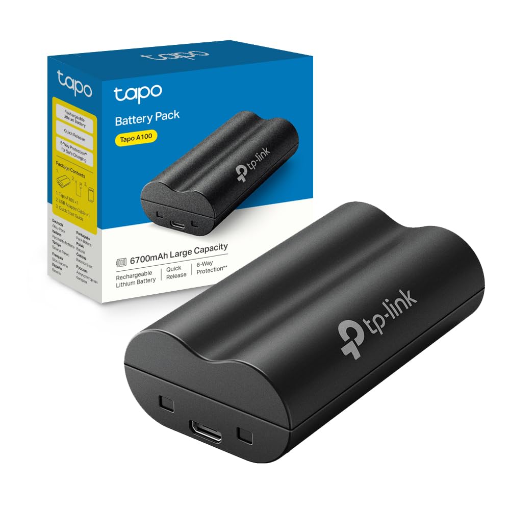 Tapo A100 Batteria Ricaricabile 6700mAh Ioni Litio