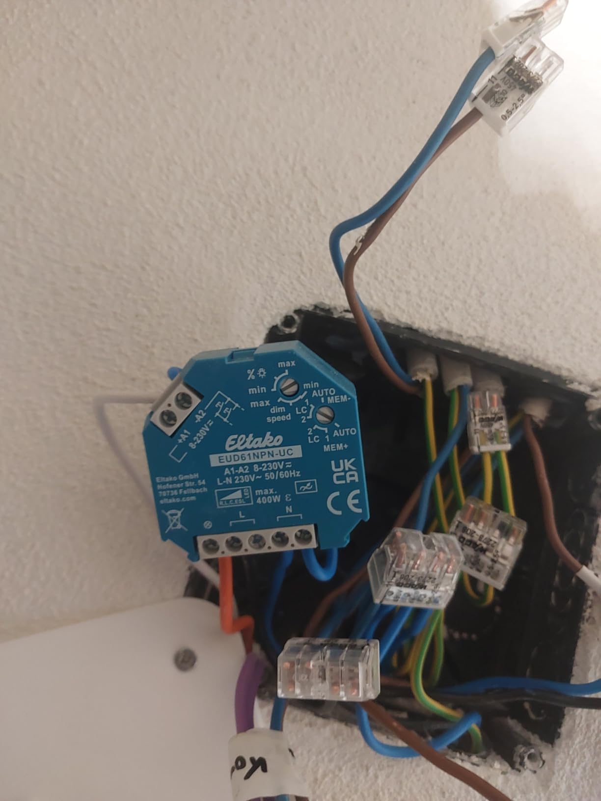 Bosch Smart Home dimmer smart LED Zigbee incasso