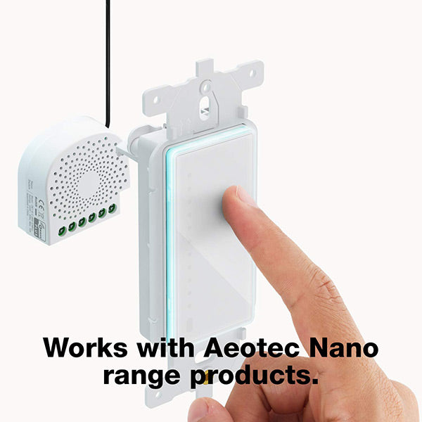 Aeotec WallSwipe ZW158 pannello controllo dimmer e tende