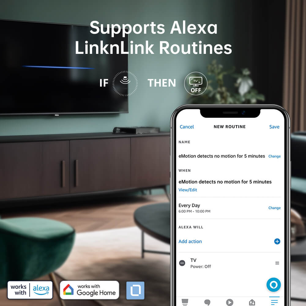 LinknLink eMotion Pro sensore presenza 24GHz IR