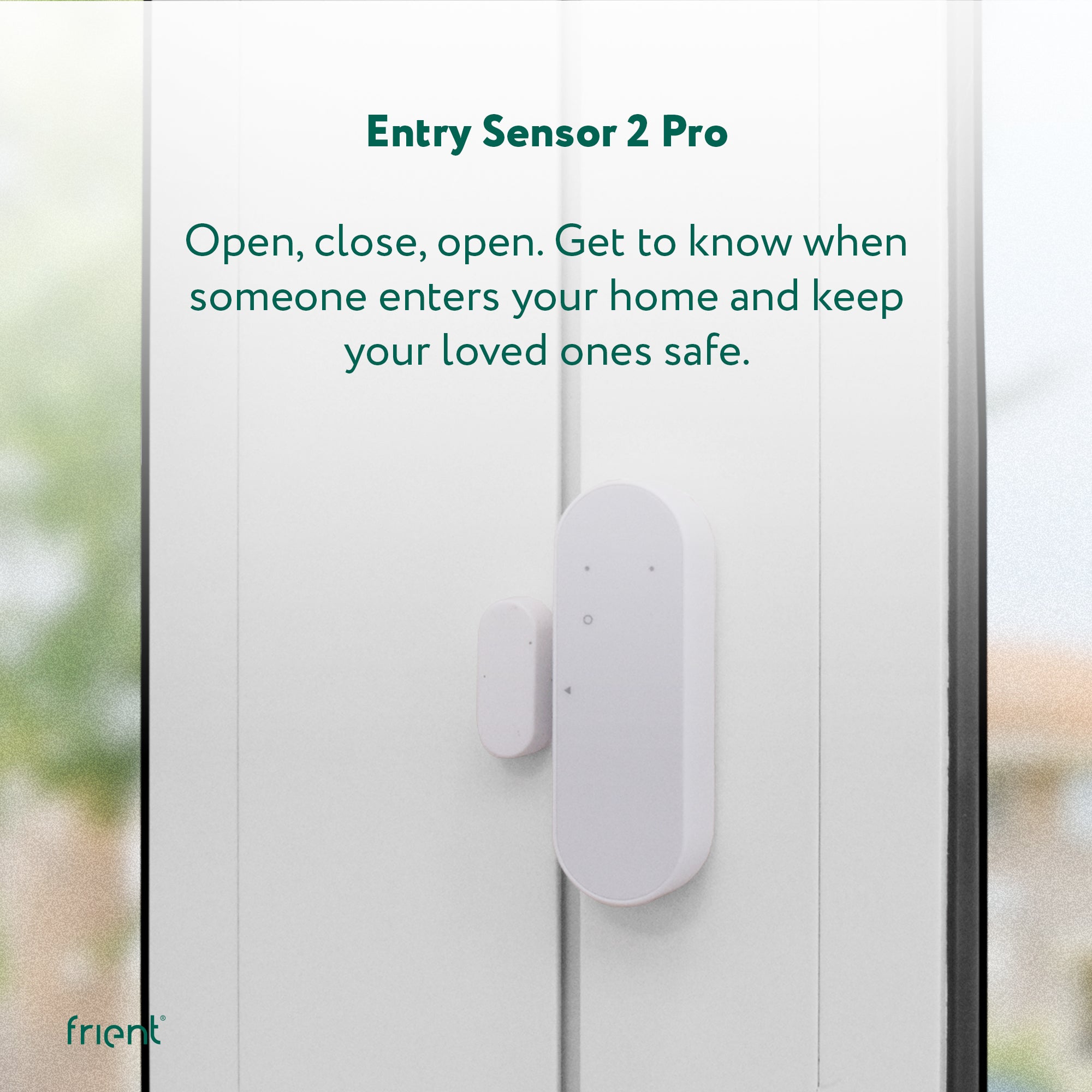 frient Entry Sensor 2 Pro sensore porta finestra Zigbee con temp